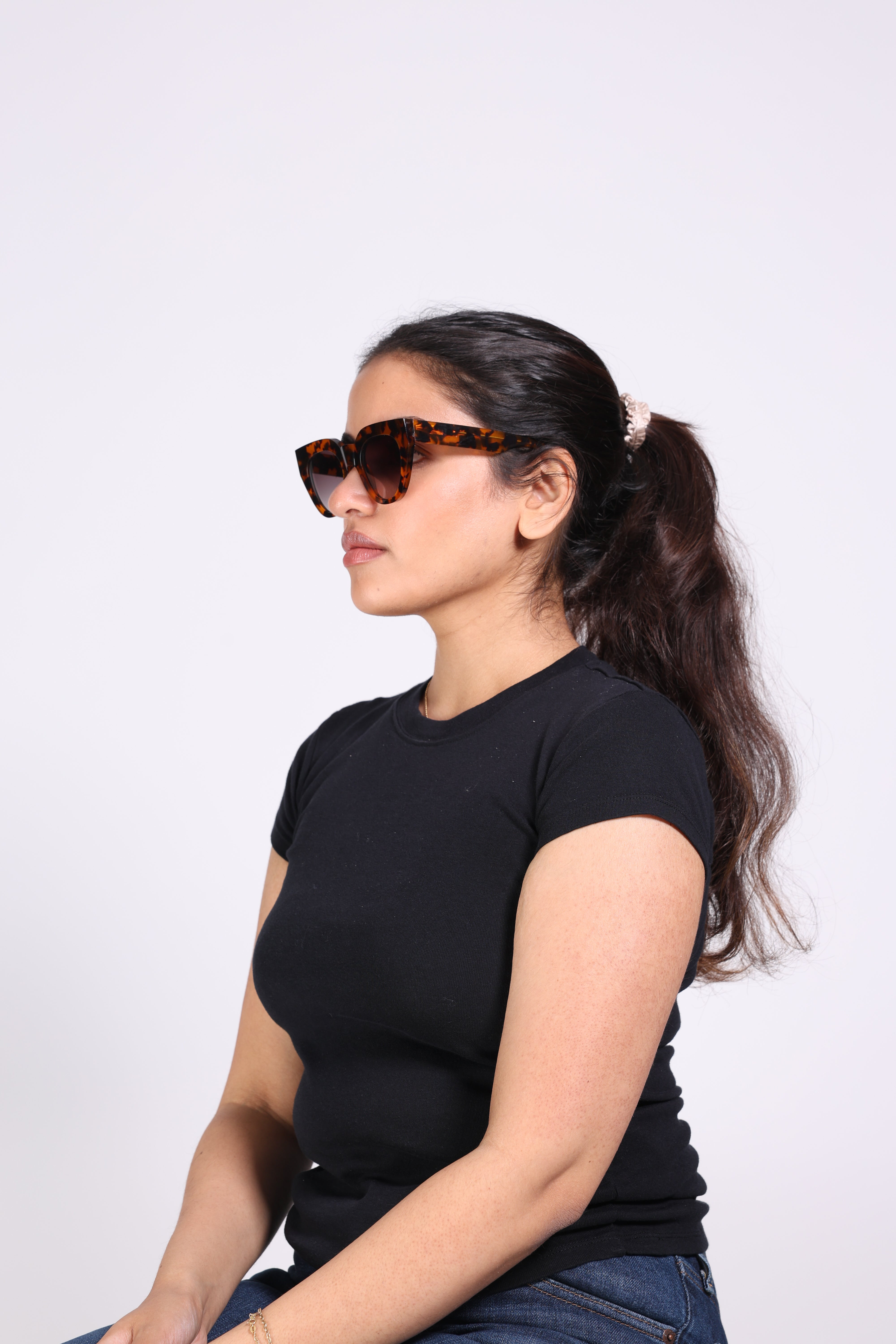 Monokel - Hilma - Ethical Cat Eye Sunglasses - Havana - Organic Monokel - Hilma - Ethical Cat Eye Sunglasses - Havana - Organic