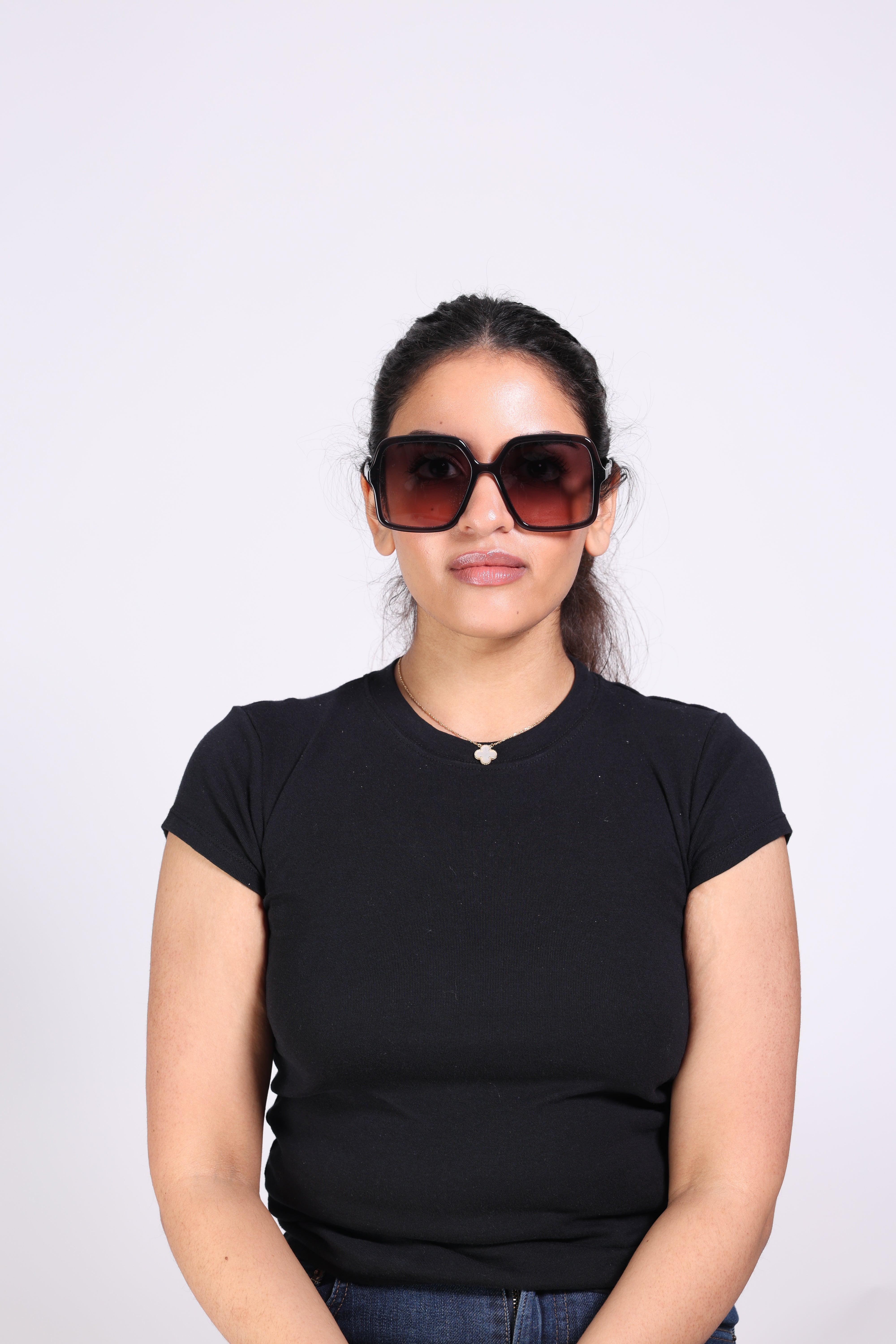 Chloé - Zelie - Ethical Square Sunglasses - CH0086S 001 - Black