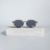 Waiting For The Sun Zack Crystal Blue sustainable sunglasses.